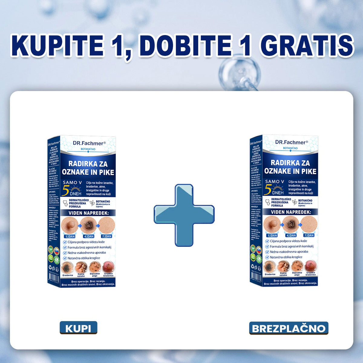 🌿DR.Fachmer®👩‍⚕️ Rezultati so vidni že v 7 dneh! Valjček za odstranjevanje bradavic in drugih kožnih težav | Neboleče in minimalno razmaže. 🌿