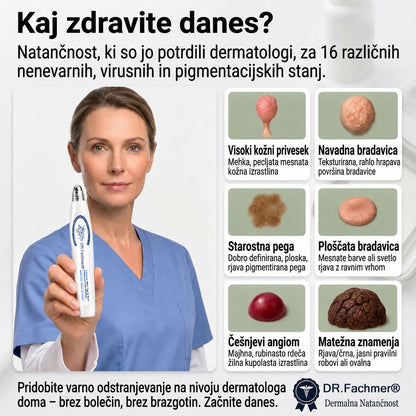 🌿DR.Fachmer®👩‍⚕️ Rezultati so vidni že v 7 dneh! Valjček za odstranjevanje bradavic in drugih kožnih težav | Neboleče in minimalno razmaže. 🌿