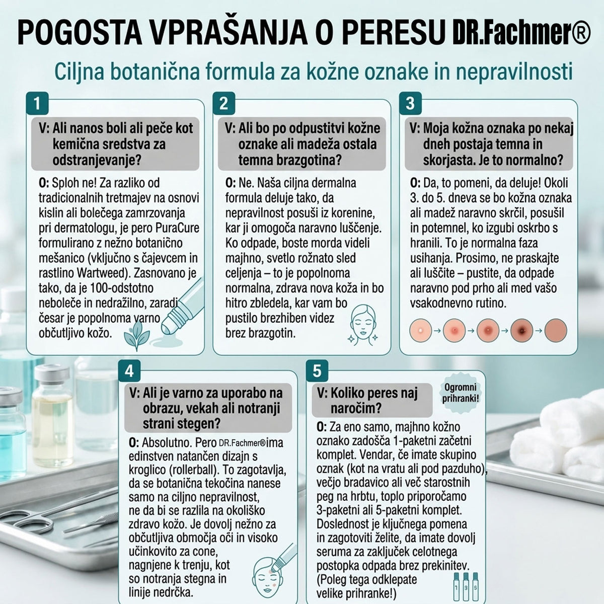 🌿DR.Fachmer®👩‍⚕️ Rezultati so vidni že v 7 dneh! Valjček za odstranjevanje bradavic in drugih kožnih težav | Neboleče in minimalno razmaže. 🌿