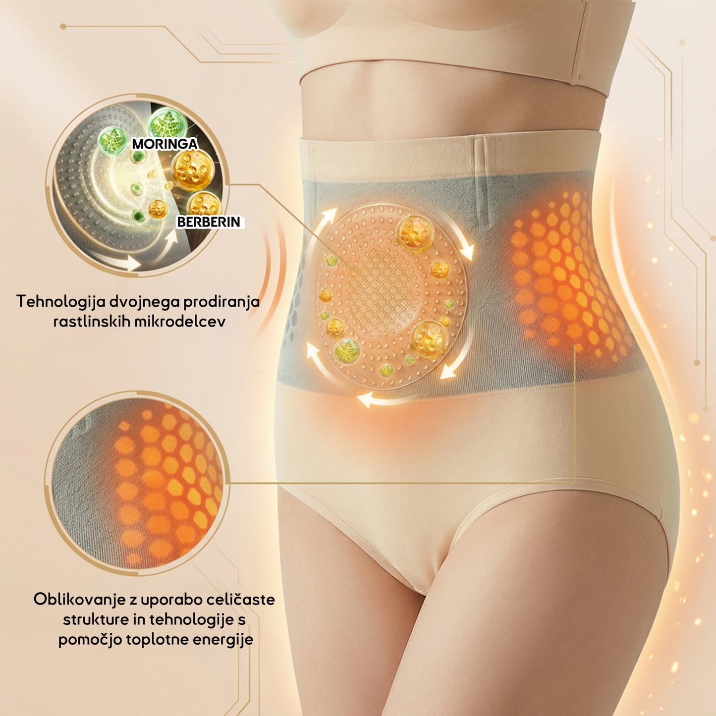 🍈Tienda oficial de la marca | 🥬GFOUK® 2026 MORINGA Y BERBERINA 4 EN 1 ESCULTURA DE MICRO-PARTÍCULAS Y PANTALONES CORTOS QUEMAGRASAS✅