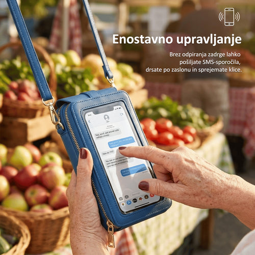 🔥 Zadnje 3 Ure: 50 % POPUST Na Remifa® 2026 Modno Minimalistično Elegantno Žensko Torbico Za Telefon Z Zaslonom Na Dotik