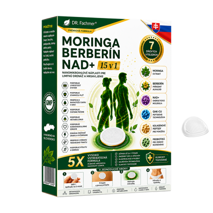 👍DR.Fachmer® Moringa Berberine NAD+ 15-v-1 obliž z nano-mikroiglami | Nova generacija nege telesa z napredno nano formulo👍