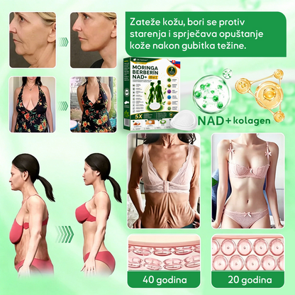 👍DR.Fachmer® Moringa Berberine NAD+ 15-v-1 obliž z nano-mikroiglami | Nova generacija nege telesa z napredno nano formulo👍