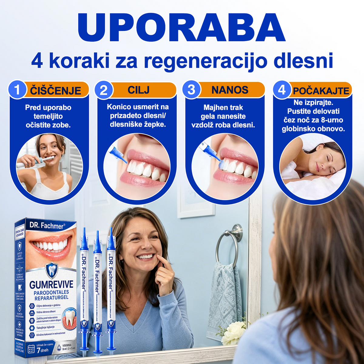 🇸🇮 DR. Fachmer® 🤍 GumRevive parodontalni obnovitveni gel 🤍