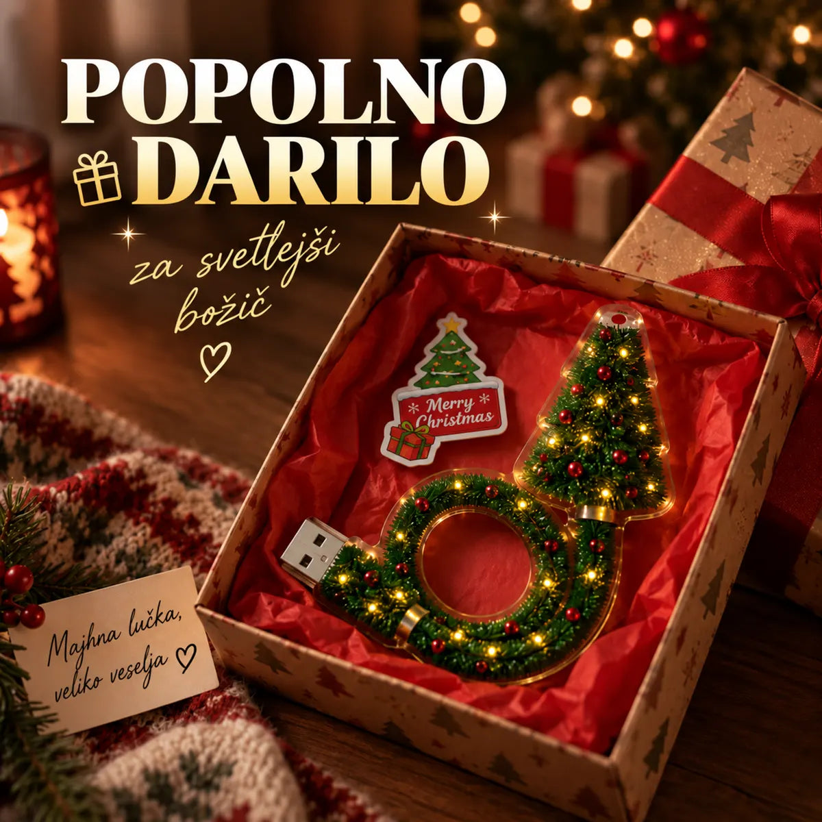 DARILO, KI PRIŽGE PRAZNIČNO ČAROBNOST