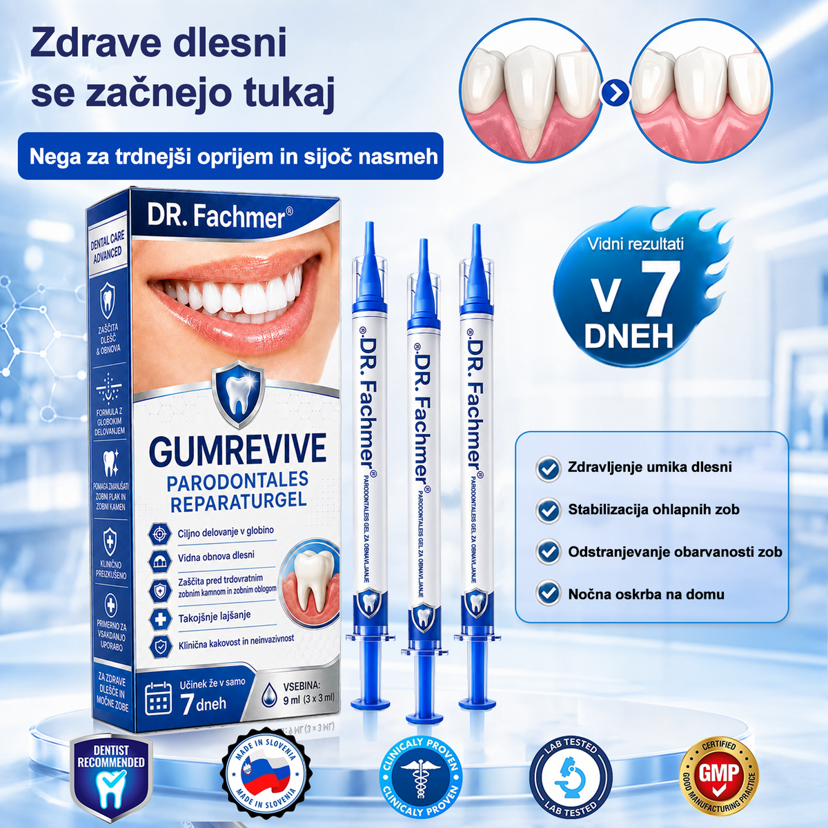 🇸🇮 DR. Fachmer® 🤍 GumRevive parodontalni obnovitveni gel 🤍