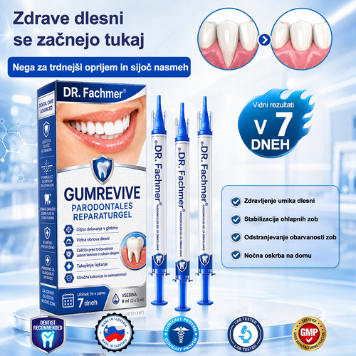 🇸🇮 DR. Fachmer® 🤍 GumRevive parodontalni obnovitveni gel 🤍