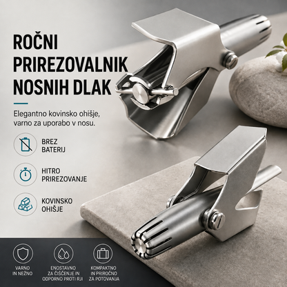 💥 Kupite 1 in prejmite 1 brezplačno 🔥 Ročni prirezovalnik dlačic v nosu – 360° prirezovalnik iz nerjavečega jekla, vodoodporen in brez potrebe po bateriji
