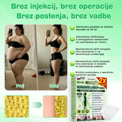 💥DR.Fachmer® Moringa Berberine NAD+ 15-v-1 obliž z nano-mikroiglami | Nova generacija nege telesa z napredno nano formulo 💥