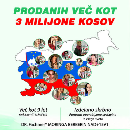 🌿DR.Fachmer® Moringa Berberine NAD+ 15-v-1 obliž z nano-mikroiglami | Nova generacija nege telesa z napredno nano formulo 🌿