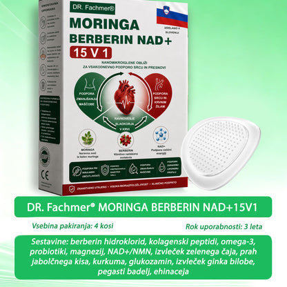🌿DR.Fachmer® Moringa Berberine NAD+ 15-v-1 obliž z nano-mikroiglami | Nova generacija nege telesa z napredno nano formulo 🌿