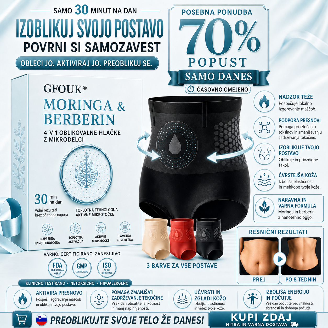 ❤️‍🔥❤️‍🔥Tienda oficial de la marca | 👩‍⚕️GFOUK® 2026 MORINGA Y BERBERINA 4 EN 1 ESCULTURA DE MICRO-PARTÍCULAS Y PANTALONES CORTOS QUEMAGRASAS