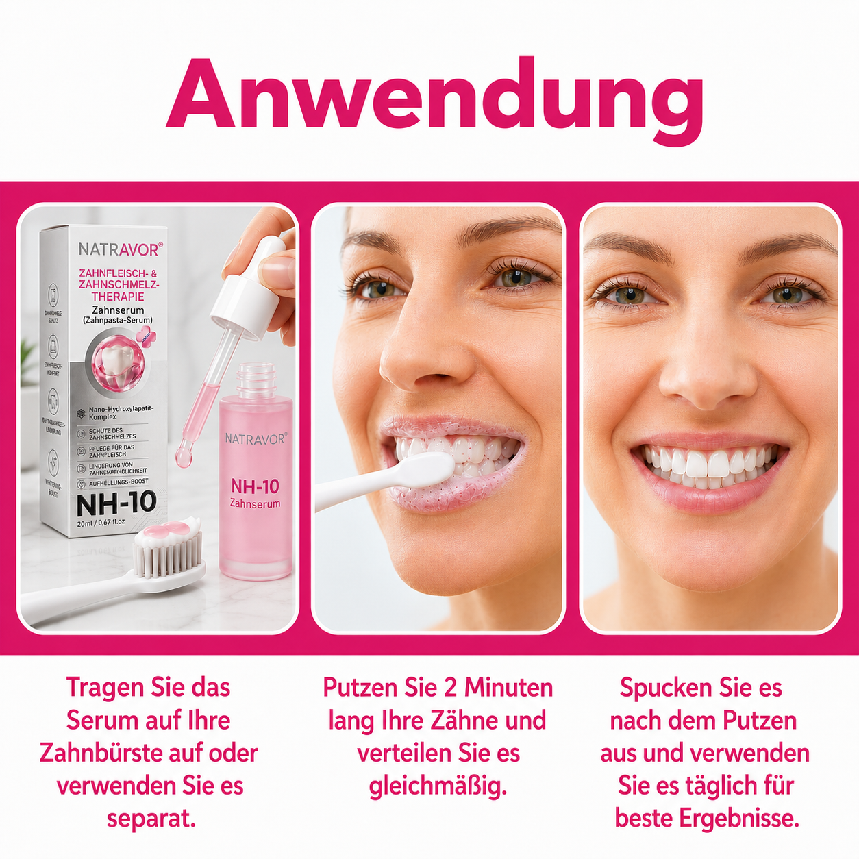 DR.Fachmer® Thismile NH-10 zobna pasta-serum za zobno sklenino in dlesni – napredna terapija