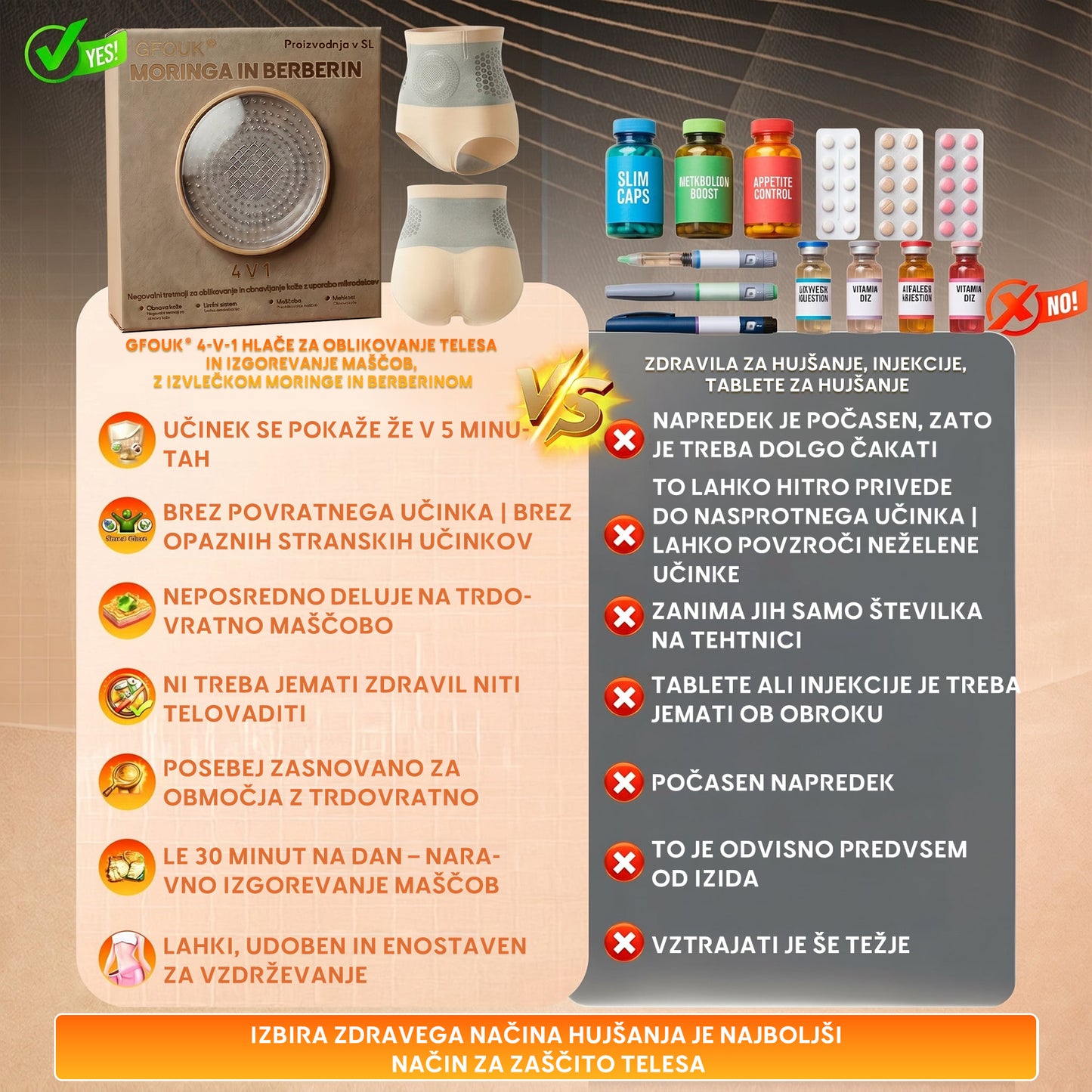🍈Tienda oficial de la marca | 🥬GFOUK® 2026 MORINGA Y BERBERINA 4 EN 1 ESCULTURA DE MICRO-PARTÍCULAS Y PANTALONES CORTOS QUEMAGRASAS✅