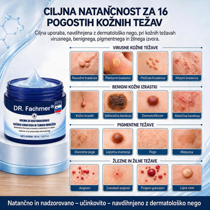 🥇❤️ DR.Fachmer® Napredna Korektivna Krema za Kožne Izrastke, Madeže in Pigmentne Nepravilnosti – 7 Dni Brez Bolečin in Brez Brazgotin – Napredna Nega Kožnih Nepravilnosti