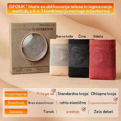 🍈Tienda oficial de la marca | 🥬GFOUK® 2026 MORINGA Y BERBERINA 4 EN 1 ESCULTURA DE MICRO-PARTÍCULAS Y PANTALONES CORTOS QUEMAGRASAS✅