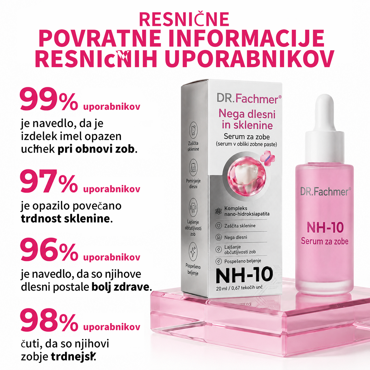 💖DR.Fachmer® Thismile NH-10 zobna pasta-serum za zobno sklenino in dlesni – napredna terapija 💖