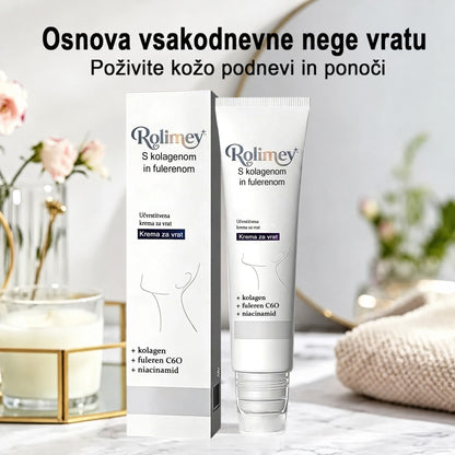 🤍Rolimey® Collagen Fullerene Cream, Rolimey kolagenska krema s kolagenskimi peptidi, nova krema za učvrstitev in lifting 2026 za ohlapno kožo, gube in napenjanje kože, primerna za vse tipe kože